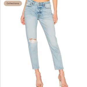 GRLFRND Kiara Slouchy Tomboy Jeans in Tripped Up